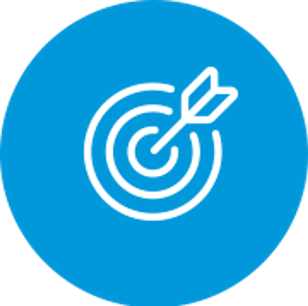 Icon: Arrow on target